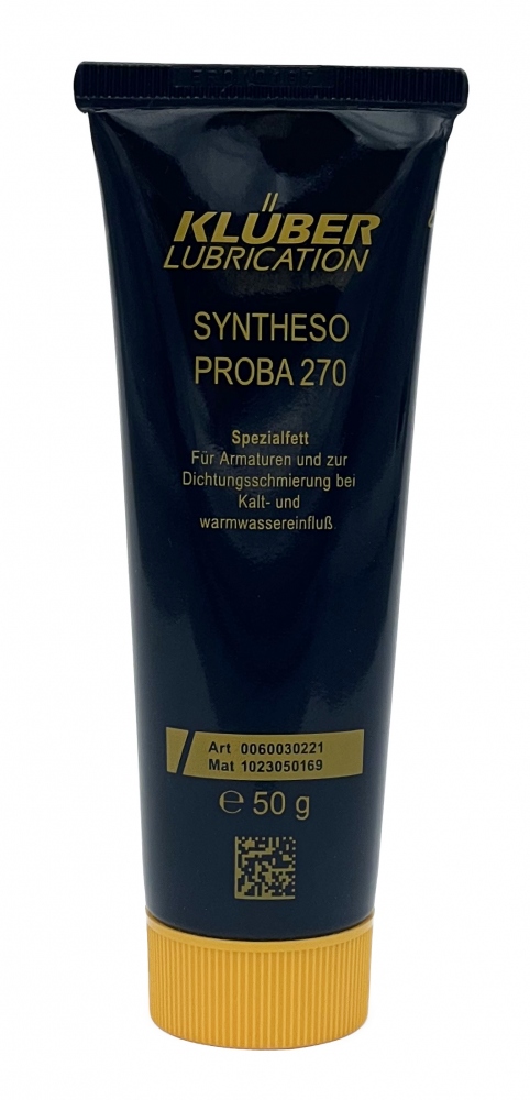 Mỡ bôi trơn vòi sen và phụ kiện Klüber SYNTHESO PROBA 270 dạng tuýp 50g