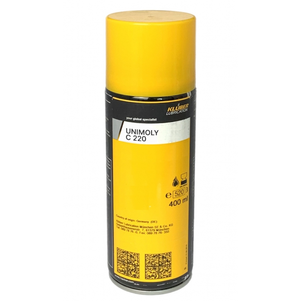 Chai xịt lớp phủ bôi trơn dạng màng khô Klüber UNIMOLY C 220 Special 400ml