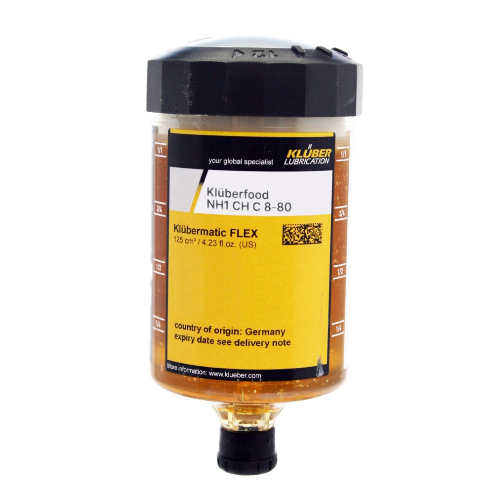 Dầu bán tổng hợp cho xích Klüberfood NH1 CH C 8-80 FLEX 125ccm