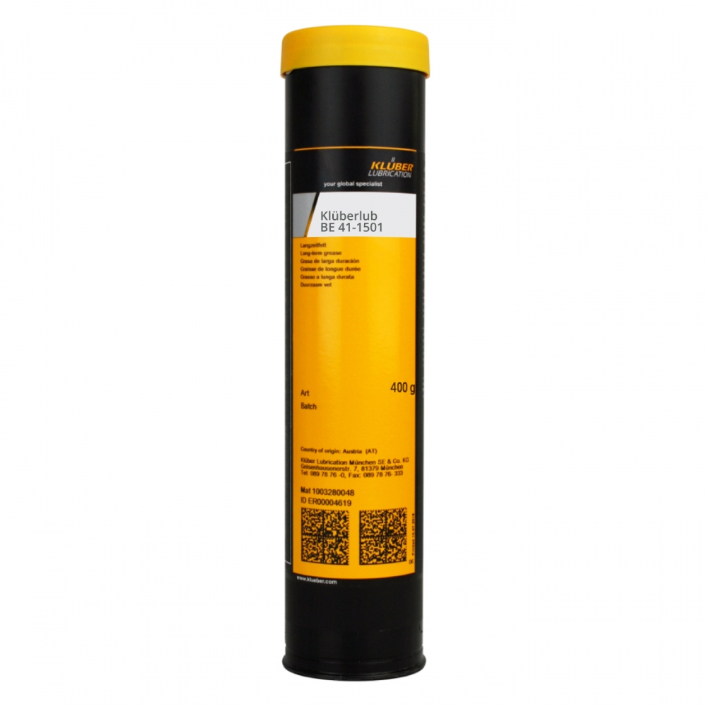 Klüberlub BE 41-1501 Mỡ bôi trơn chịu tải nặng cho vòng bi tốc độ thấp 400g