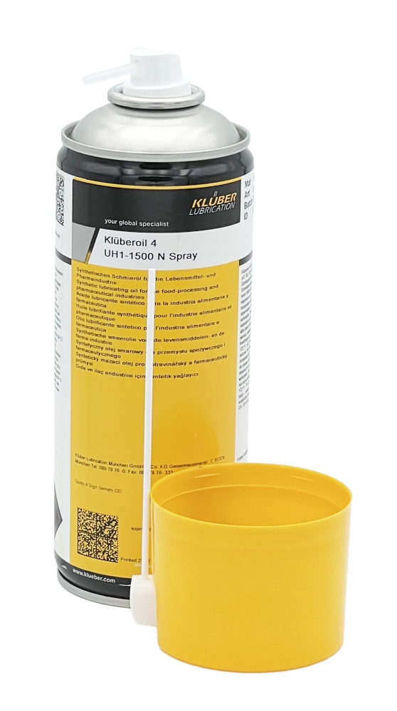Dầu bánh răng và dầu đa năng tổng hợp Klüberoil 4 UH1-1500 N dạng bình xịt 400ml