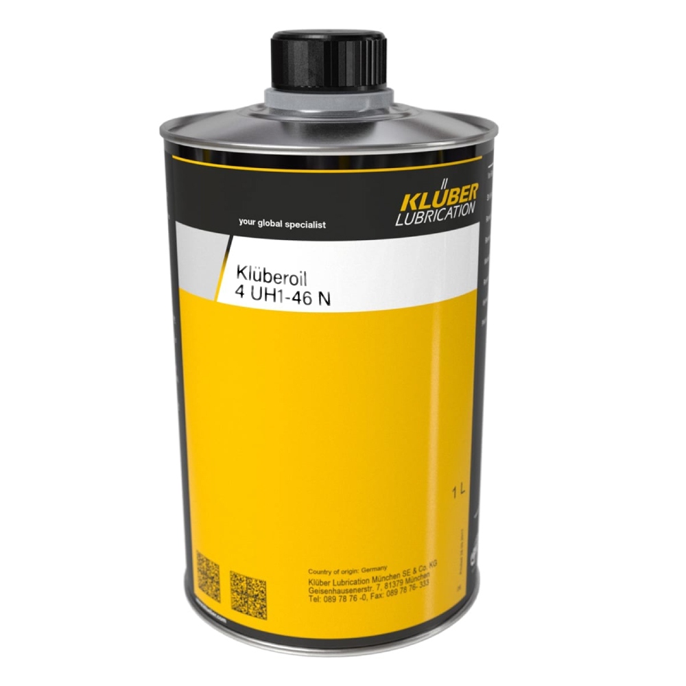Dầu bánh răng và dầu đa năng tổng hợp Klüberoil 4 UH1-46 N can 1 lít