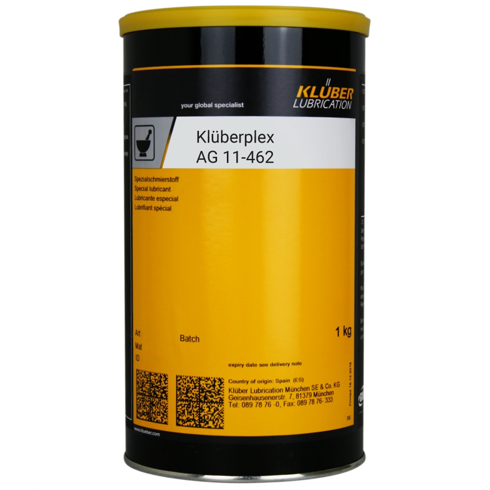 Mỡ bôi trơn vận hành và mỡ lót Klüberplex AG 11-462 màu trắng, hộp 1kg