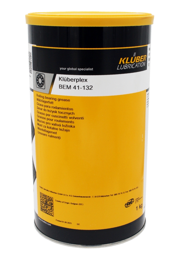 Mỡ bôi trơn chịu nhiệt độ cao và dài hạn Klüberplex BEM 41-132 hộp 1kg