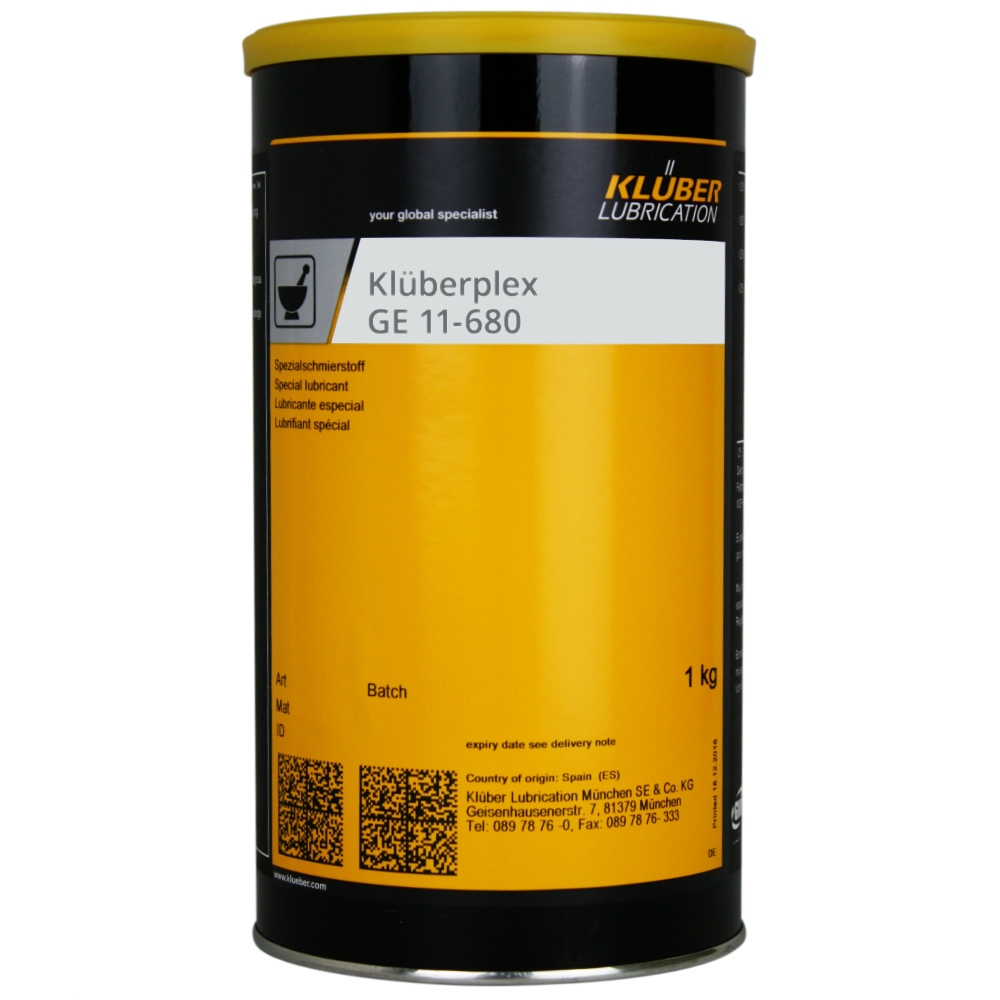 Dầu nhờn bám dính cho bánh răng Klüberplex GE 11-680 lon 1kg