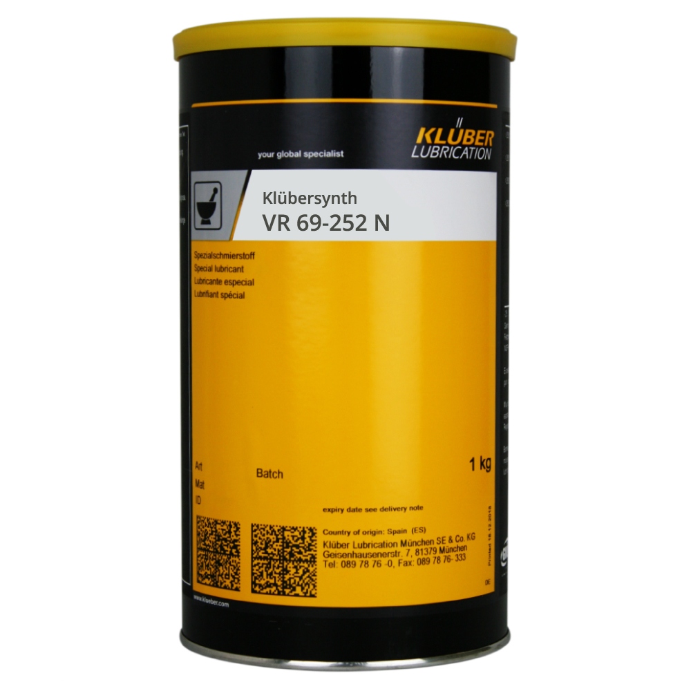 Mỡ bôi trơn van Klübersynth VR 69-252 N lon 1kg