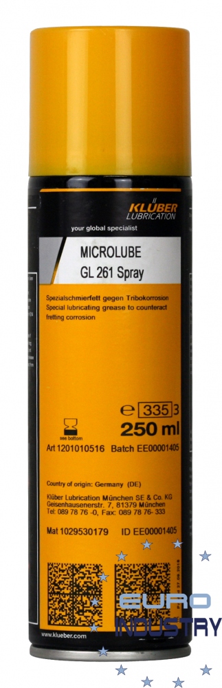 Mỡ bôi trơn đặc biệt Klüber MICROLUBE GL 261 bình xịt 250ml
