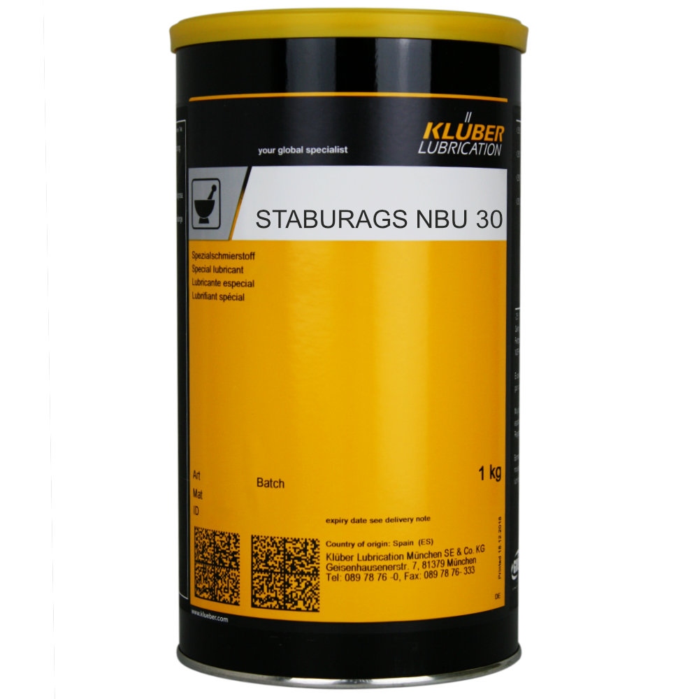 Mỡ bôi trơn Klüber STABURAGS NBU 30 chịu lực cao 1kg