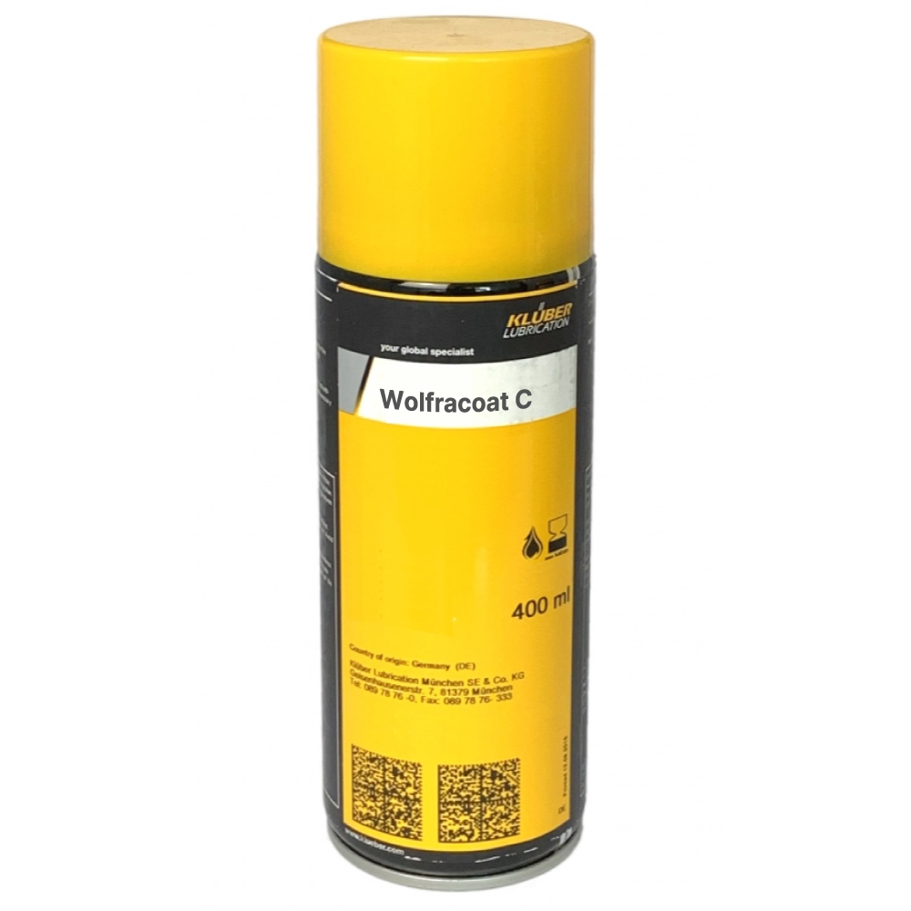 Mỡ bôi trơn chịu nhiệt độ cao Klüber Wolfracoat C dạng xịt 400 ml