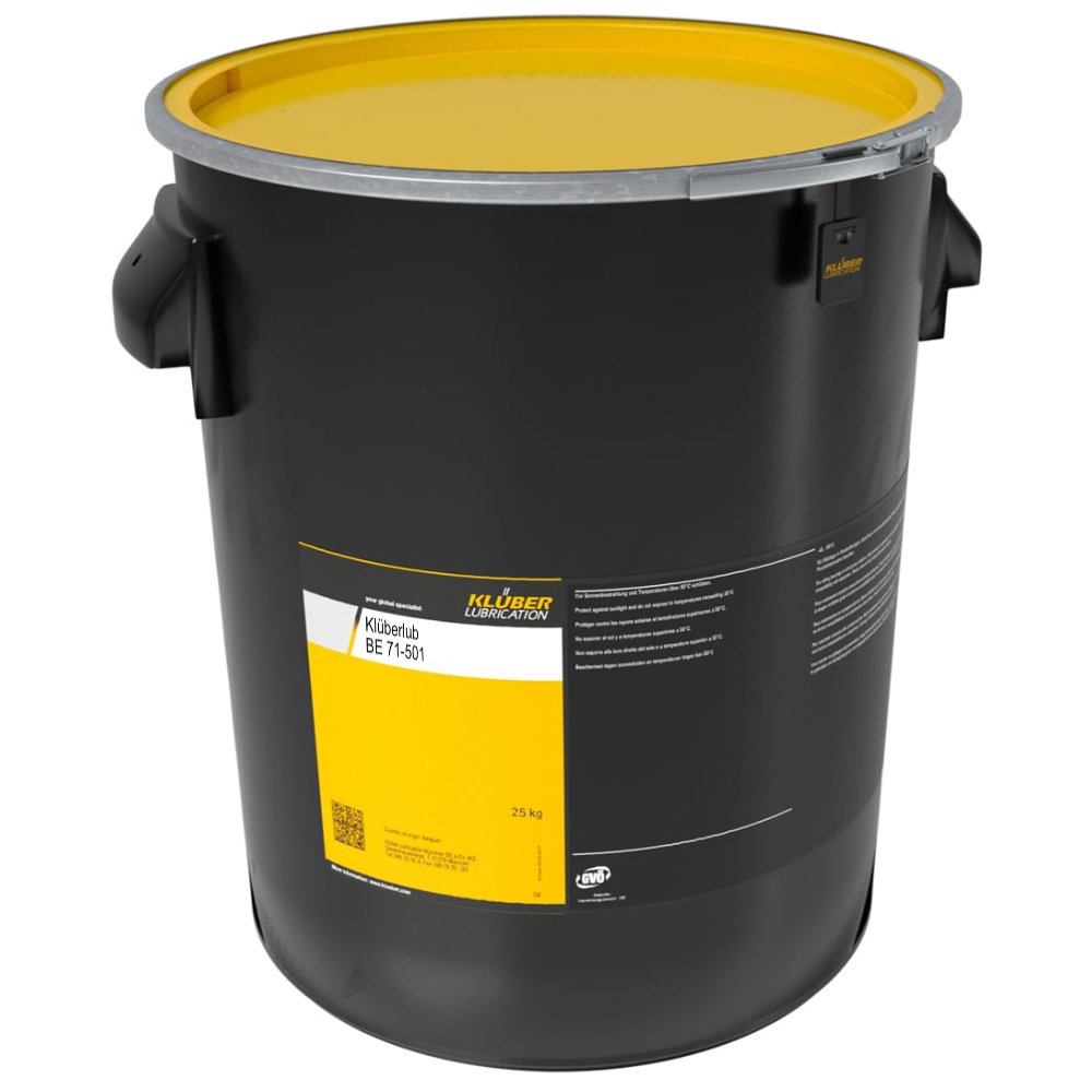 Mỡ bôi trơn Klüberlub BE 71-501 cho vòng bi và ổ trượt, thùng 25kg