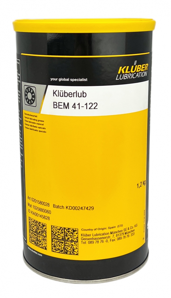 Klüberlub BEM 41-122 Mỡ bôi trơn đặc biệt cho các chuyển động dao động 1.2kg