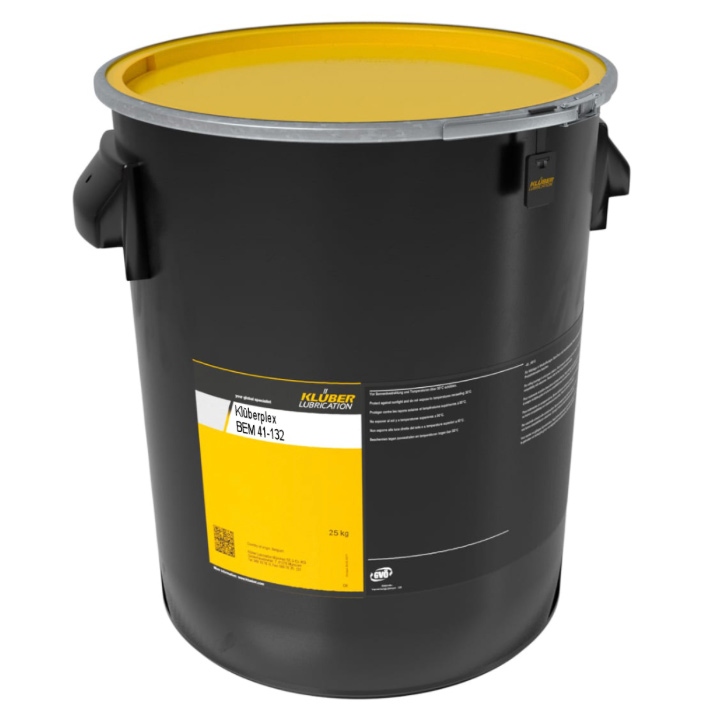 Mỡ bôi trơn chịu nhiệt độ cao và dài hạn Klüberplex BEM 41-132, thùng 25kg