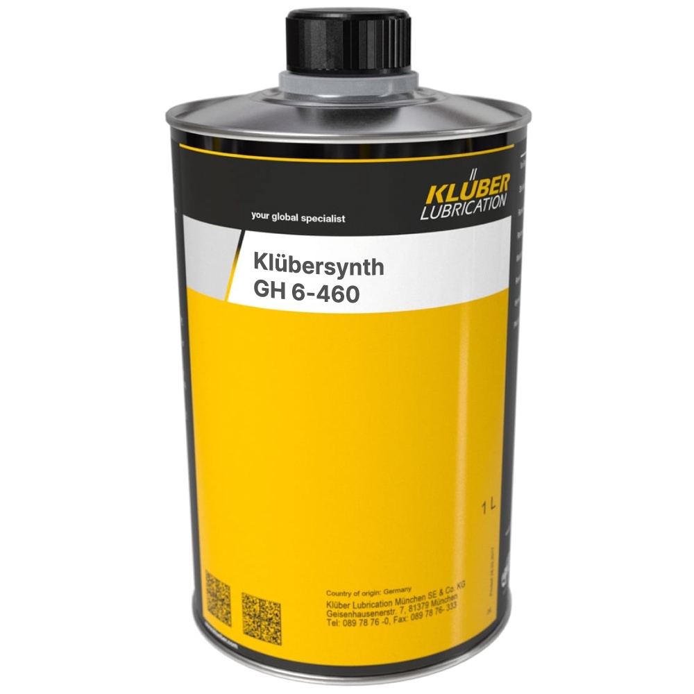 Dầu bánh răng hiệu suất cao gốc tổng hợp PG Klübersynth GH 6-460 can 1L