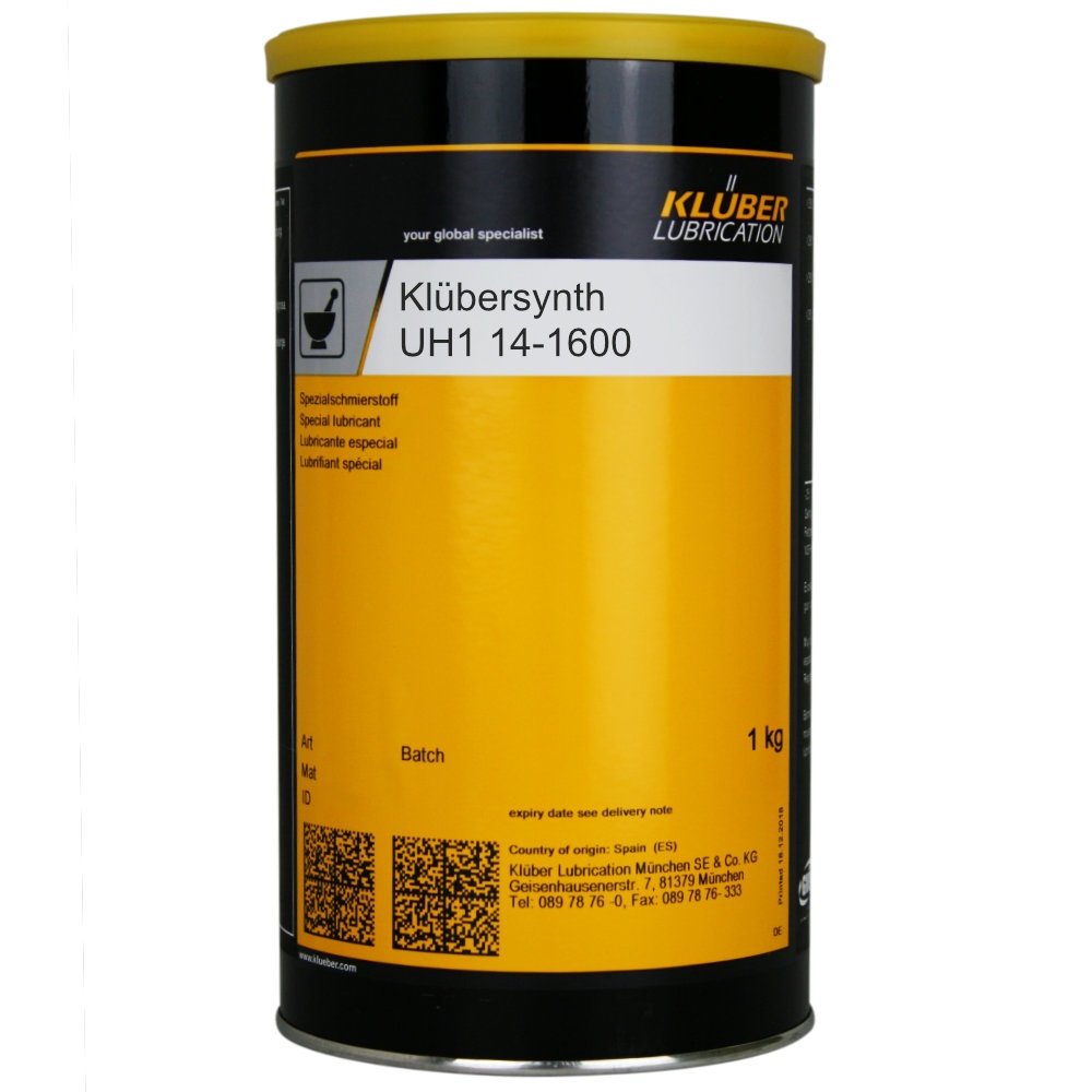 Mỡ bôi trơn tổng hợp Klübersynth UH1 14-1600 1kg