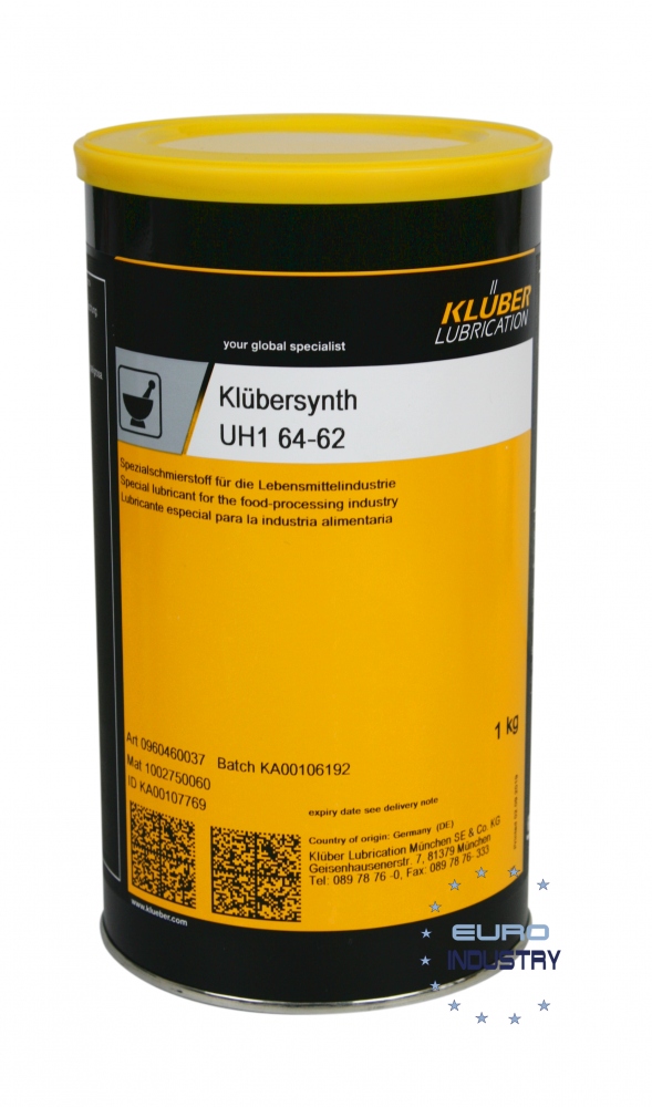 Mỡ bôi trơn tổng hợp Klübersynth UH1 64-62 hộp 1kg