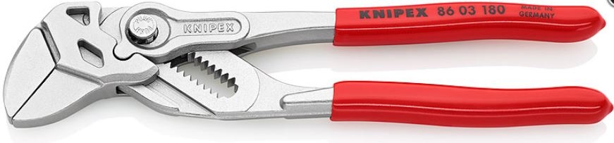 Kìm mỏ lết Knipex 8603180 ngàm phẳng 180mm