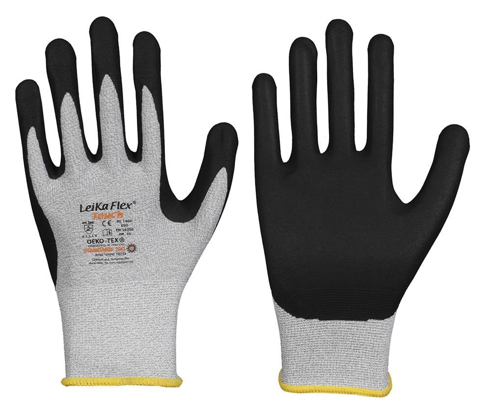 Găng tay lắp ráp chính xác siêu mỏng tương thích màn hình cảm ứng LeiKaFlex® 1464 chống tĩnh điện ESD