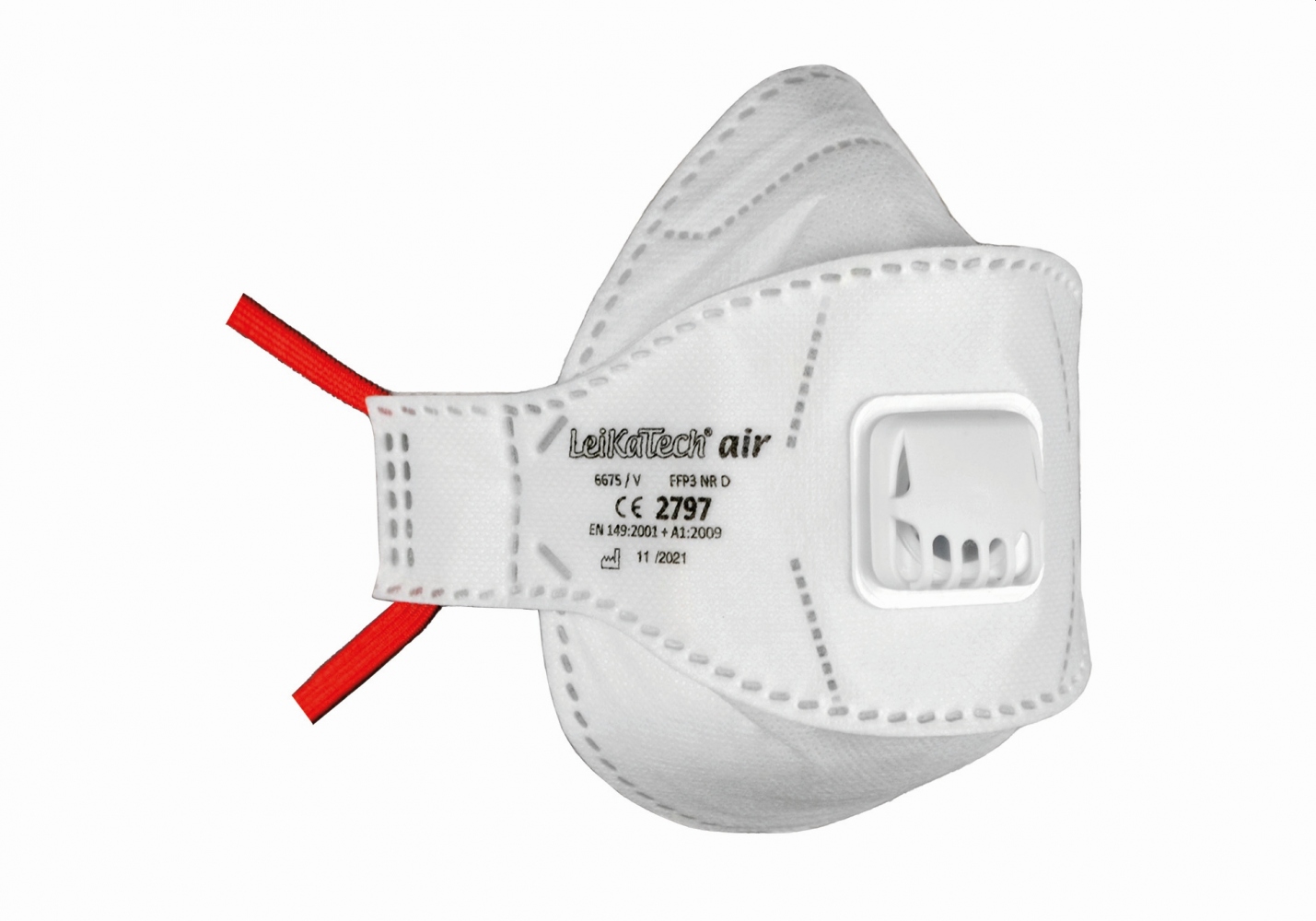Khẩu trang lọc bụi LeiKaTech-Air 6675 có van thở FFP3 NR D