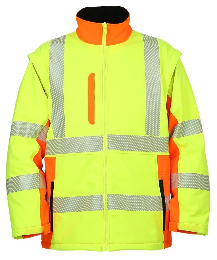Áo khoác phản quang 2 trong 1 siêu nhẹ LeiKaTex 490740 Softshell