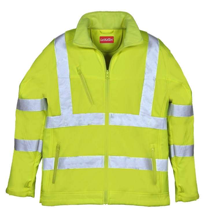 Áo khoác fleece phản quang Leikatex 490960 màu vàng