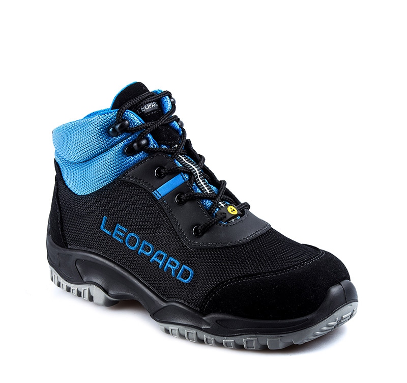 Giày bảo hộ cổ thấp Leopard E01414 Trang bị đầy đủ với thiết kế mới mẻ S1P