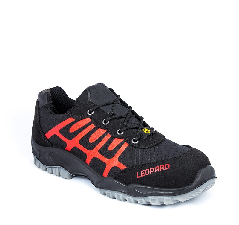 Giày bảo hộ lao động Leopard E0437 kiểu dáng thể thao siêu nhẹ chuẩn S1 ESD