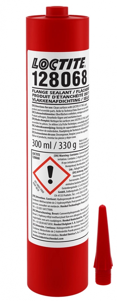 Keo dán mặt bích kỵ khí Loctite 128068 đóng rắn chậm dạng ống 300ml