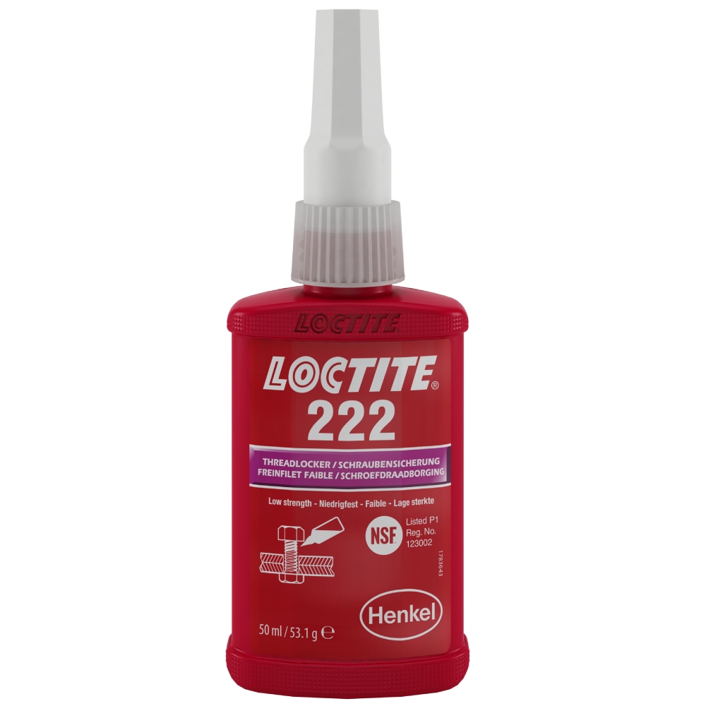 Keo khóa ren Loctite 222 lực khóa thấp màu tím 50ml