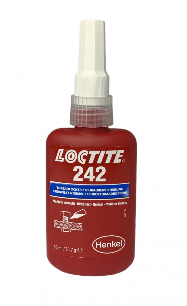 Keo khóa ren Loctite 242 lực khóa trung bình màu xanh dương 50ml