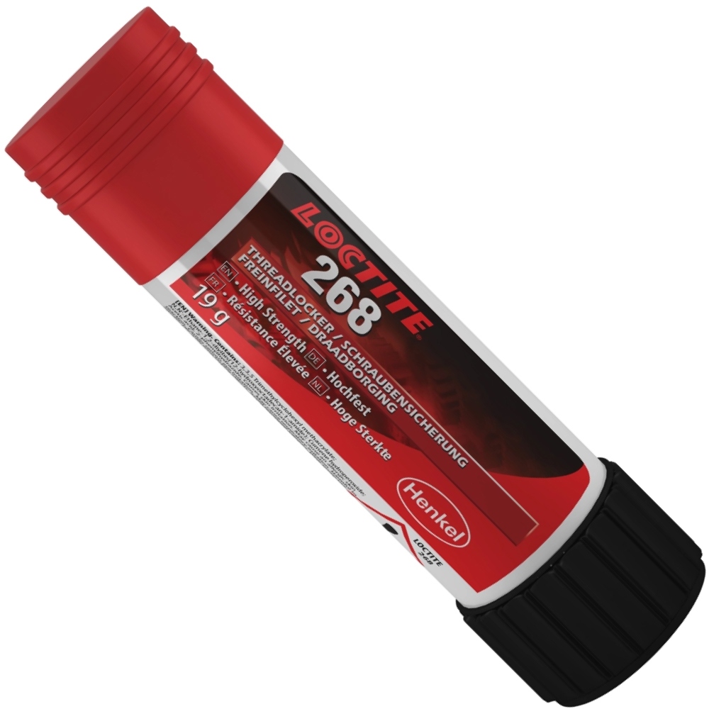 Keo khóa ren dạng thỏi Loctite 268 không nhỏ giọt cường độ cao màu đỏ 19g
