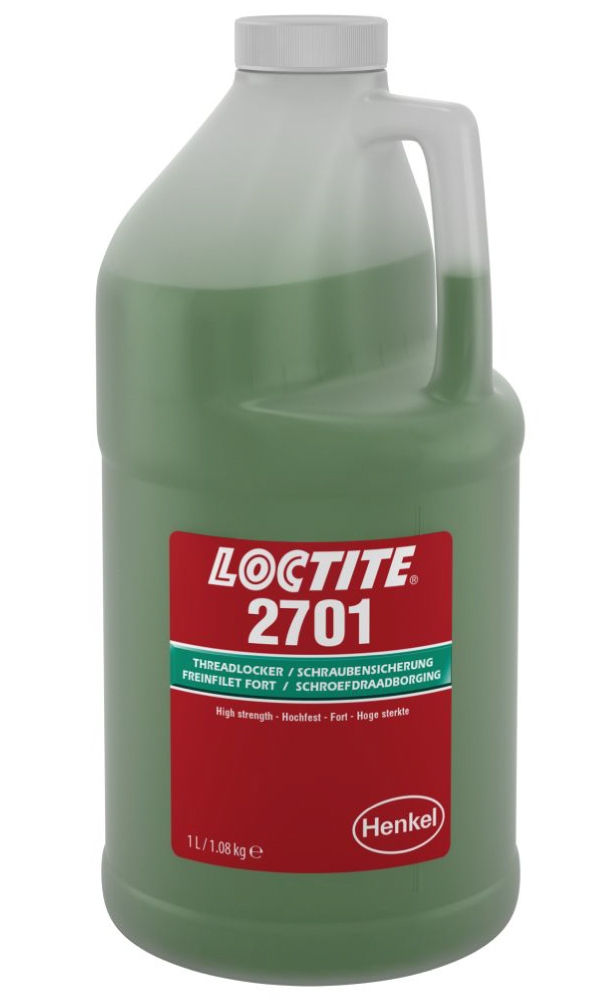 Loctite 2701 Keo khóa ren cho ốc vít mạ crom cường độ cao 1 l