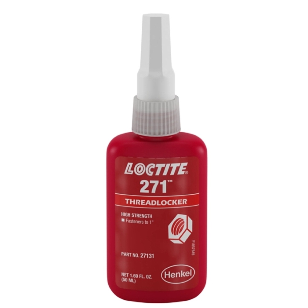 Keo khóa ren Loctite 271 dành cho ốc vít lớn cường độ cao màu đỏ 50ml