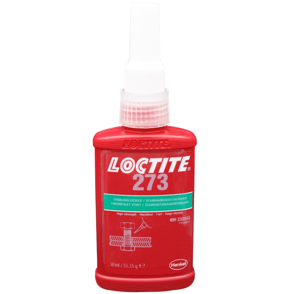 Keo khóa ren Loctite 273 độ bền cao màu đỏ chai 50ml