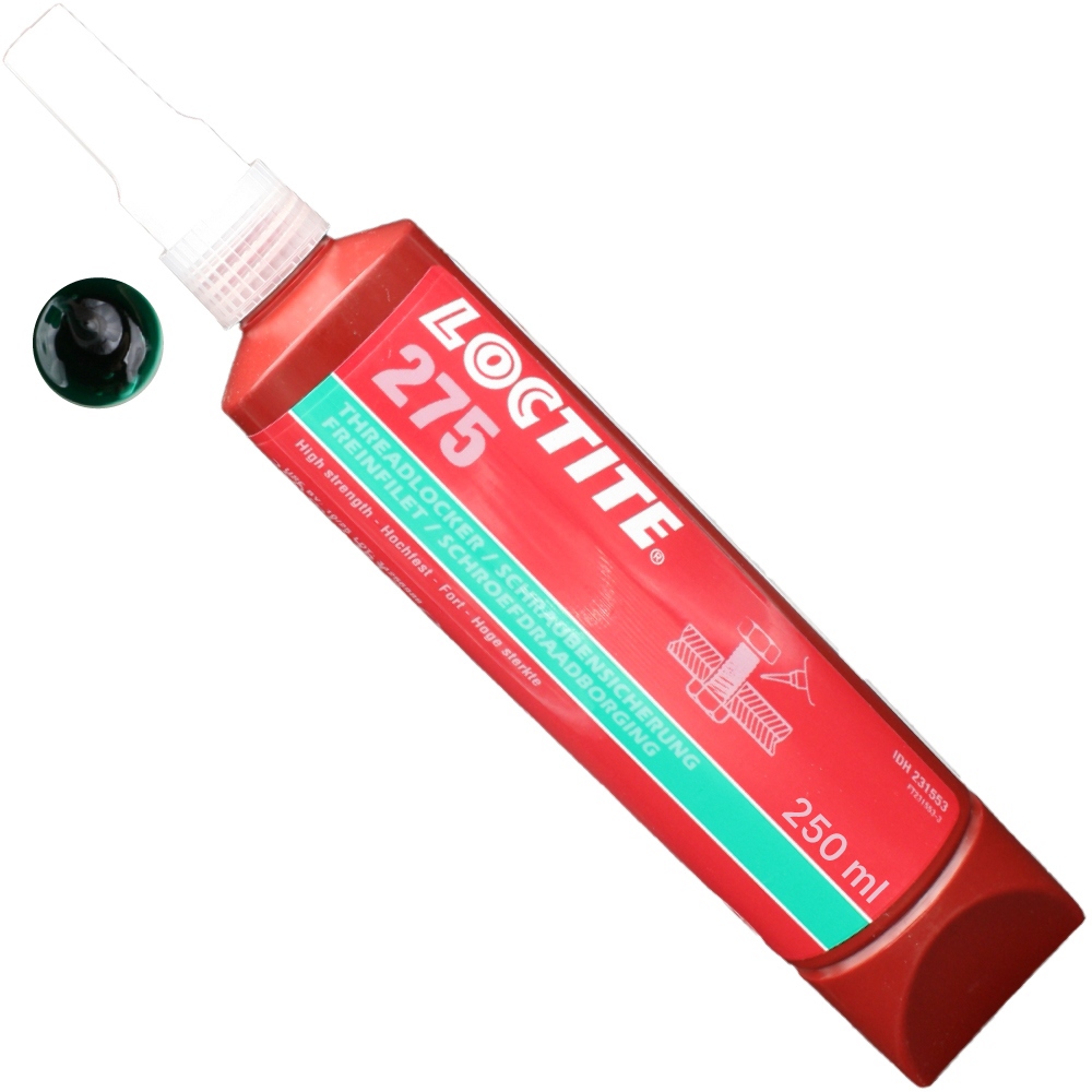 Keo khóa ren Loctite 275 cho ốc vít lớn cường độ cao màu xanh lá 250ml