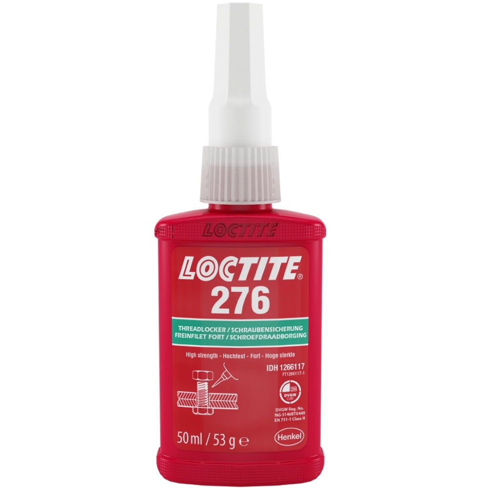 Keo khóa ren Loctite 276 cho bề mặt niken độ bền cao màu xanh lá 50ml