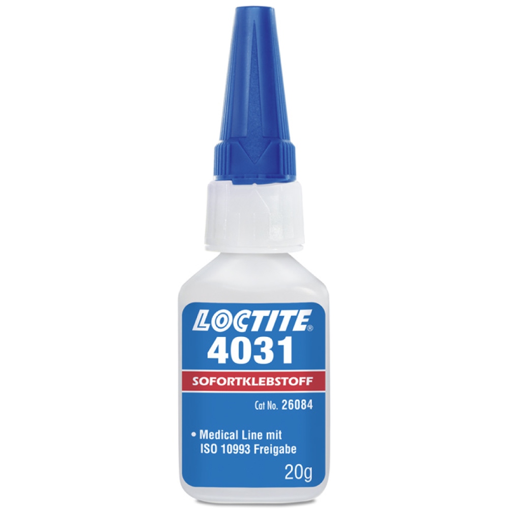 Keo dán nhanh Loctite 4031 MED Cyanoacrylate ít bạc trắng ít mùi 20g
