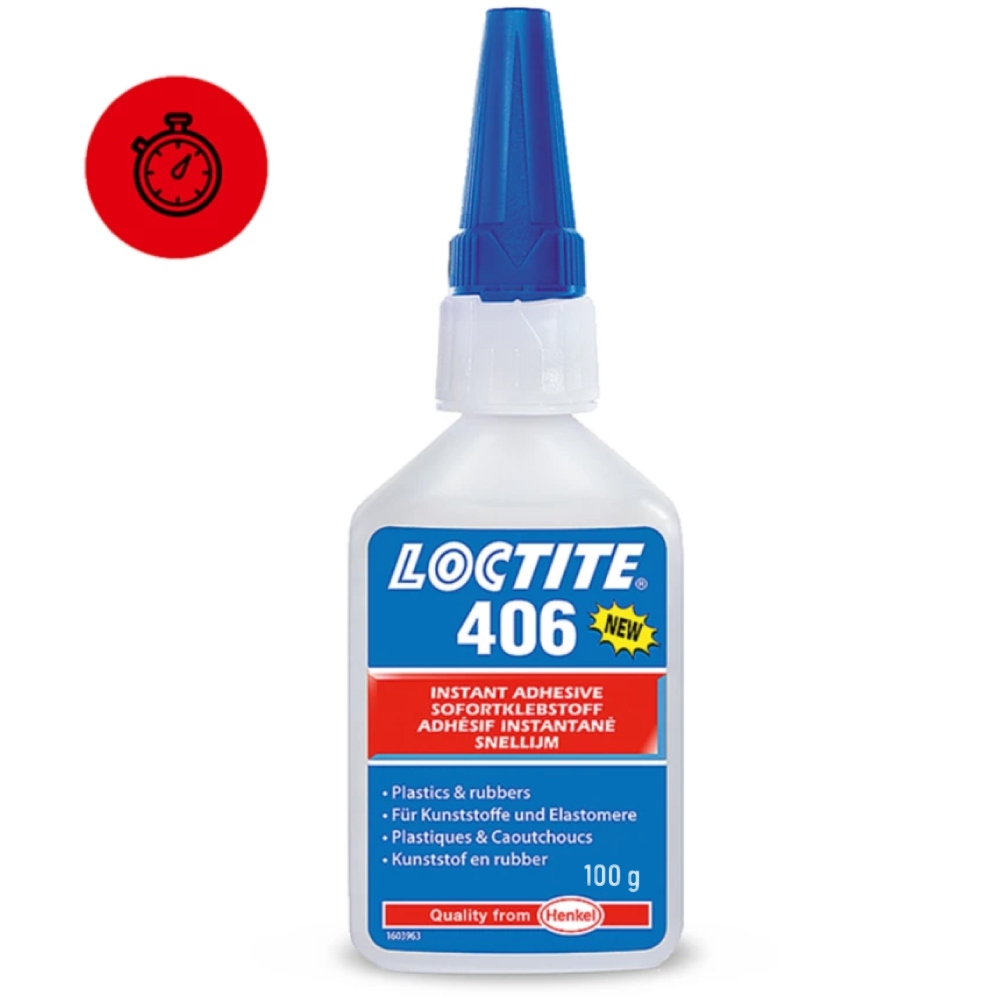Keo siêu nhanh Loctite Prism 406 Cyanoacrylate độ nhớt thấp 100g