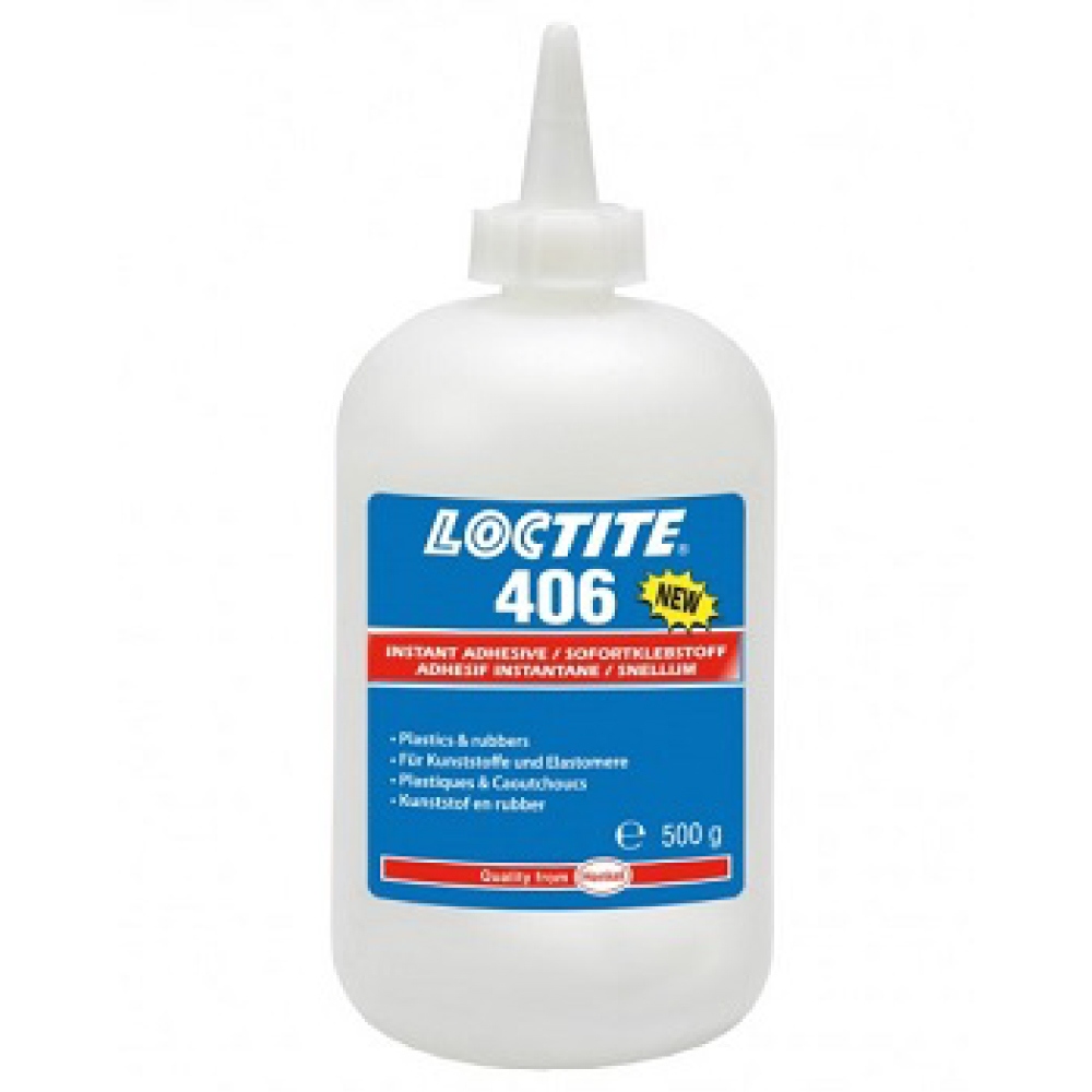 Keo dán nhanh Loctite 406 Cyanoacrylate độ nhớt thấp 500g