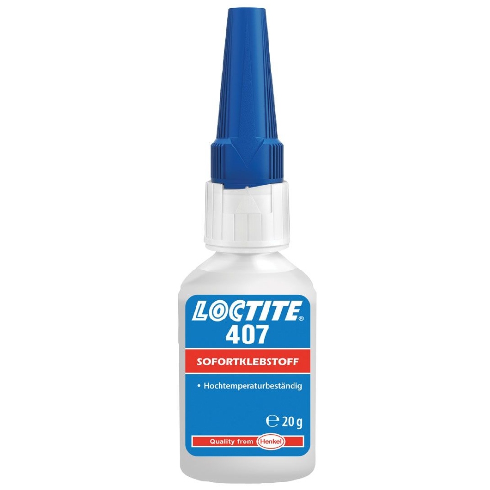 Keo siêu nhanh Loctite 407 CA chịu nhiệt chai 20g