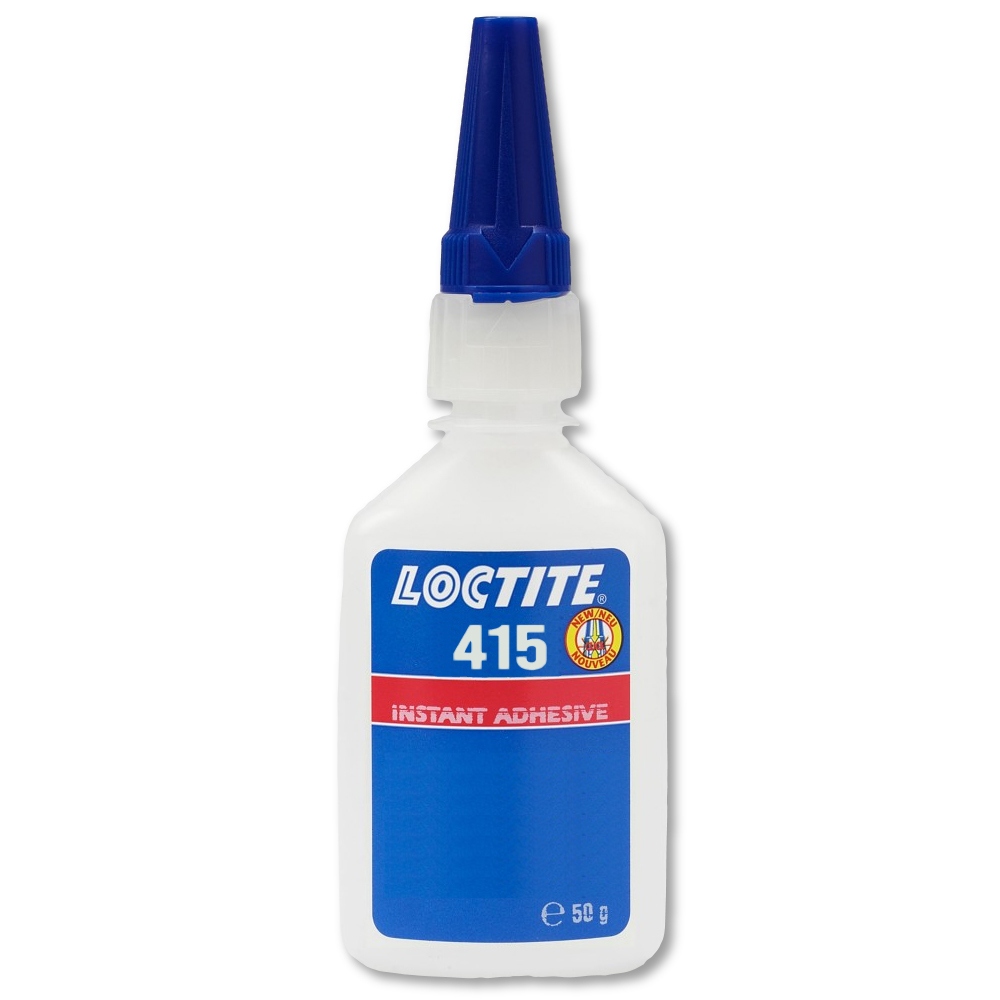 Keo dán nhanh Loctite 415 chuyên dụng cho kim loại, độ nhớt cao, màu trong suốt, 50g