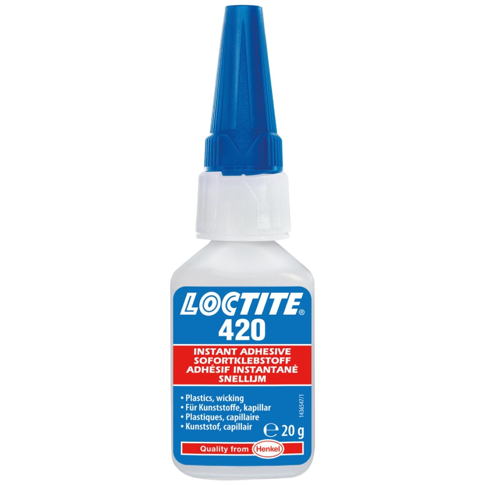 Keo dán nhanh siêu loãng Loctite 420 đa năng màu trong suốt chai 20g