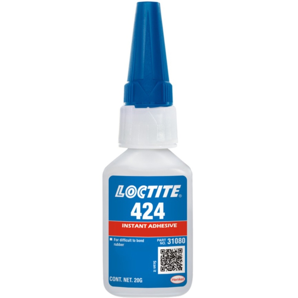 Keo dán nhanh Cyanoacrylate Loctite 424 dành cho chất đàn hồi 20g