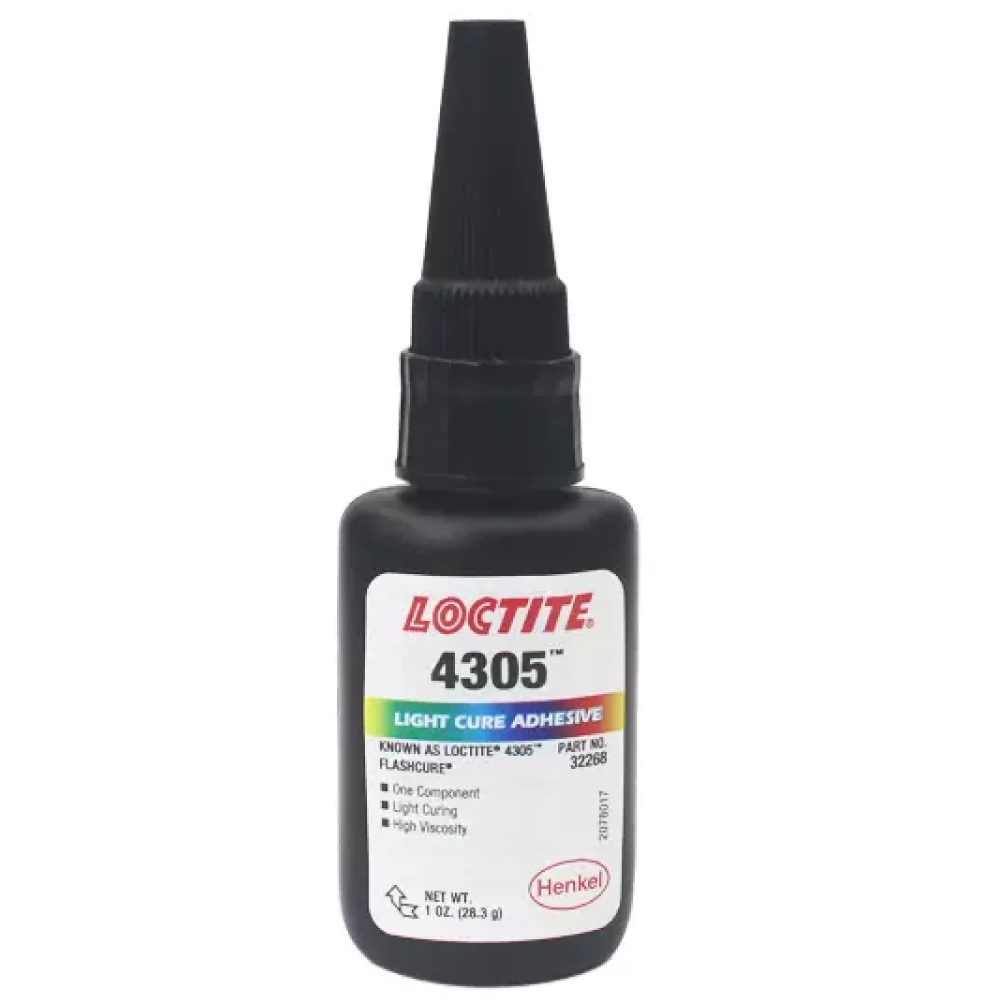 Keo khô nhanh cyanoacrylate đóng rắn bằng tia UV Loctite 4305 20g