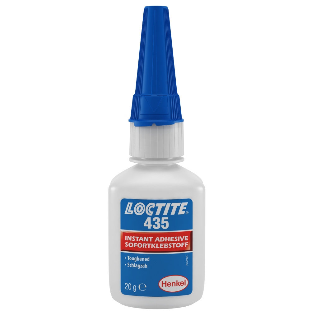 Keo dán nhanh Loctite 435 độ nhớt thấp màu trong suốt chai 20g
