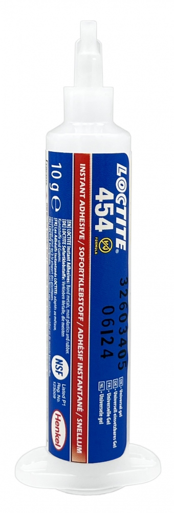 Keo dán nhanh đa năng Loctite 454 dạng gel không nhỏ giọt màu trong suốt 10g