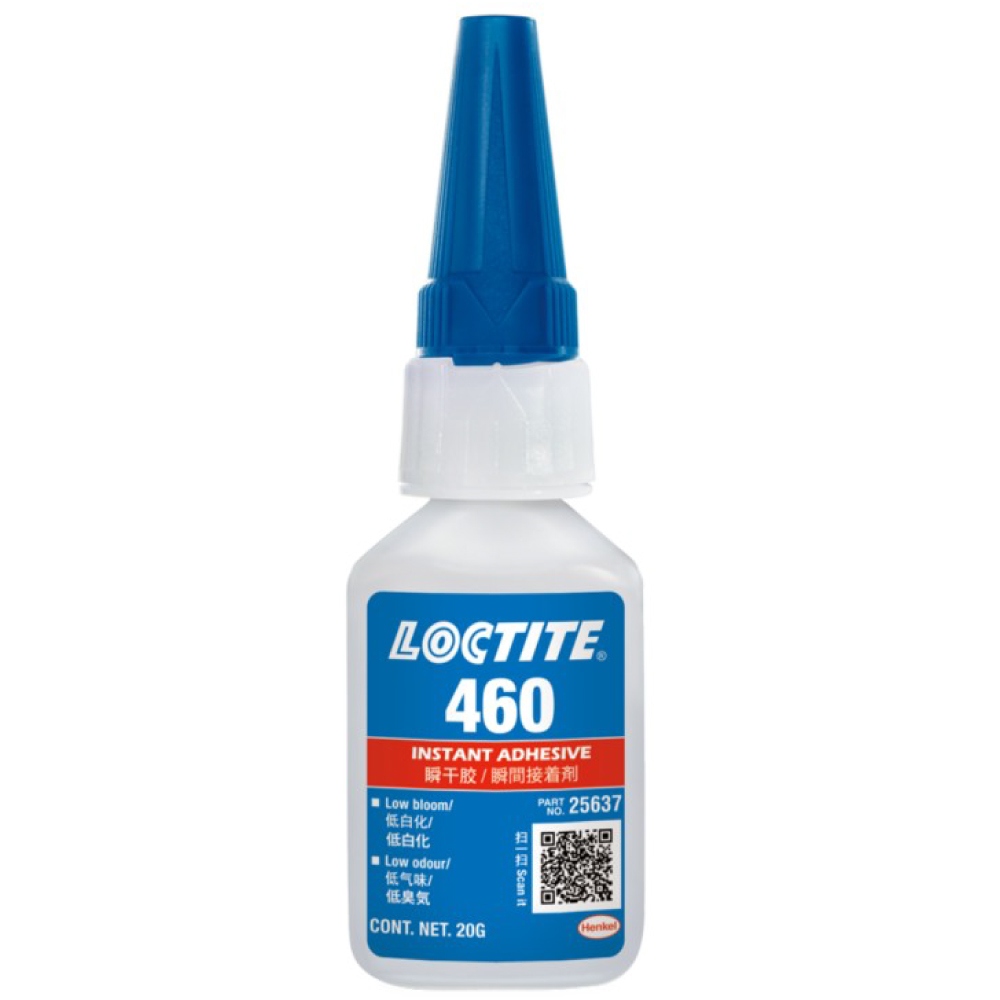 Keo khô nhanh Loctite 460 Alkoxyethyl CA độ nhớt thấp mùi nhẹ 20g