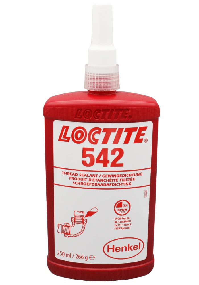 Keo dán đường ống Loctite 542 cho các phụ kiện kim loại nhỏ 250ml