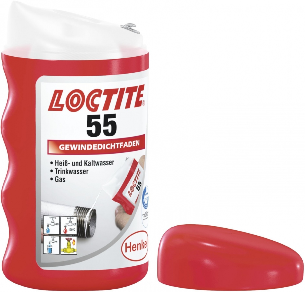 Sợi chỉ làm kín đường ống Loctite 55 cho ren ống nhựa và kim loại 160m