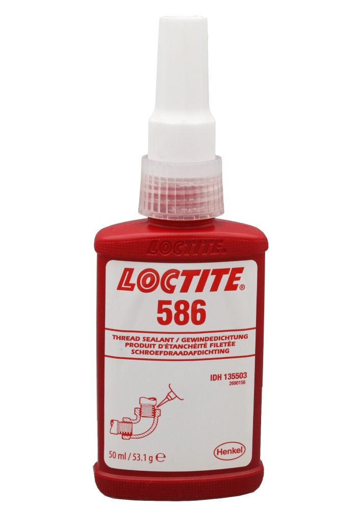 Keo dán đường ống Loctite 586 cho đồng thau / đồng đỏ cường độ cao 50ml