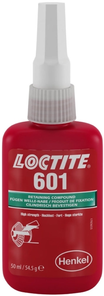 Keo dán khóa trục Loctite 601 lực cố định cao màu xanh lá 50ml